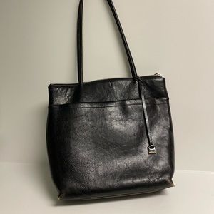 HOBO International Black Leather Tote